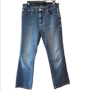 Calvin Klein Sz 8 Blue Denim Classic Bootcut Blue Western Rustic Jeans